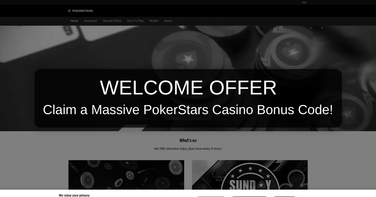 PokerStars Casino Bonus Code 2026 | Verified USA Offers